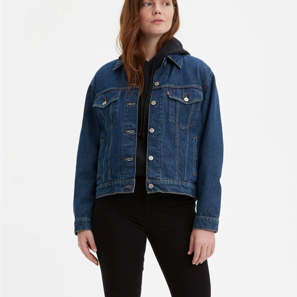 NWT Levi's Women's Blue Denim Jacket Size L